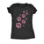  Glitter Dog Paw Prints Womens T Shirt 