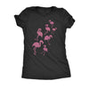  Glitter Flamingos Womens T Shirt 