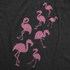  Glitter Flamingos Womens T Shirt 