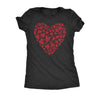  Glitter Heart Womens T Shirt 
