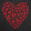  Glitter Heart Womens T Shirt 