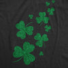  Glitter Shamrocks Womens T Shirt 