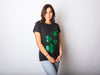  Glitter Shamrocks Womens T Shirt 