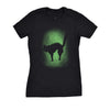  Glowing Cat Womens T Shirt 