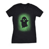  Glowing Ghost Womens T Shirt 