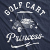  Golf Cart Princess Womens T Shirt 