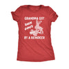  Grandma Got Run Over By A Reindeer Womens T Shirt 