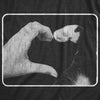  Hand Paw Heart Womens T Shirt 