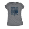  Hapiness Is Being Outdoors Womens T Shirt 