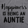  Happiness Is Being An Auntie Womens T Shirt 