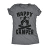  Happy Camper Womens Tee Womens T Shirt 