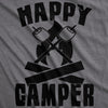  Happy Camper Womens Tee Womens T Shirt 