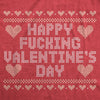  Happy Fucking Valentines Day Womens T Shirt 