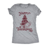  Happy Thanksmas Womens T Shirt 