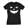  Happy Tooth Glowing Pumpkin Face Womens T Shirt 