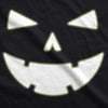  Happy Tooth Glowing Pumpkin Face Womens T Shirt 