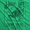  High Life Catnip Treats Womens T Shirt 