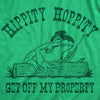  Hippity Hoppity Get Off My Property Womens T Shirt 