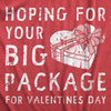  Hoping For Your Big Package For Valinetines Day Womens T Shirt 