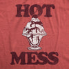  Hot Mess Sundae Womens T Shirt 