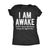  I Am Awake Please Respect My Privacy During This Difficult Time Womens T Shirt 