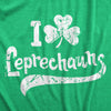  I Clover Leprechauns Womens T Shirt 