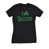  I Clover Shenanigans Glitter Womens T Shirt 