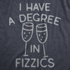  I Have A Degree In Fizzics Womens T Shirt 