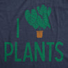  I Heart Plants Womens T Shirt 