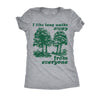  I Like Long Walks Away From Everyone Womens T Shirt 