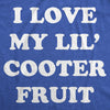  I Love My Little Cooter Fruit Womens T Shirt 