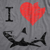  I Love Sharks Womens T Shirt 