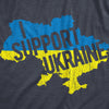  I Support Ukraine Womens T Shirt 
