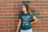  I Was Told There Would Be Dogs Womens T Shirt 