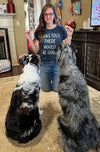 I Was Told There Would Be Dogs Womens T Shirt 