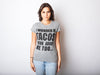  I Wonder If Tacos Think About Me Too Womens T Shirt 