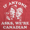  If Anyone Asks Were Canadian Womens T Shirt 