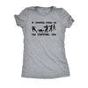  If Zombies Chase Us Im Tripping You Womens T Shirt 