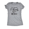  Im A Drop The F bomb Kind Of Mom Womens T Shirt 