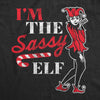  Im The Sassy Elf Womens T Shirt 