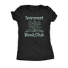  Introvert Book Club Womens T Shirt 