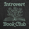  Introvert Book Club Womens T Shirt 
