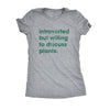  Introverted But Willing To Discuss Plants Womens T Shirt 