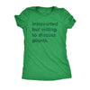  Introverted But Willing To Discuss Plants Womens T Shirt 