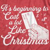  Its Beginning To Cost A Lot Like Christmas Womens T Shirt 