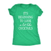 Its Beginning To Look A Lot Like Cocktails Womens T Shirt 