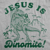  Jesus Is Dinomite Womens T Shirt 