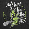  Just Here For The Hex Womens T Shirt 
