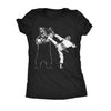  Karate Kicked Bear Womens T Shirt 