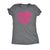  Kiss Me Script Heart Womens T Shirt 
